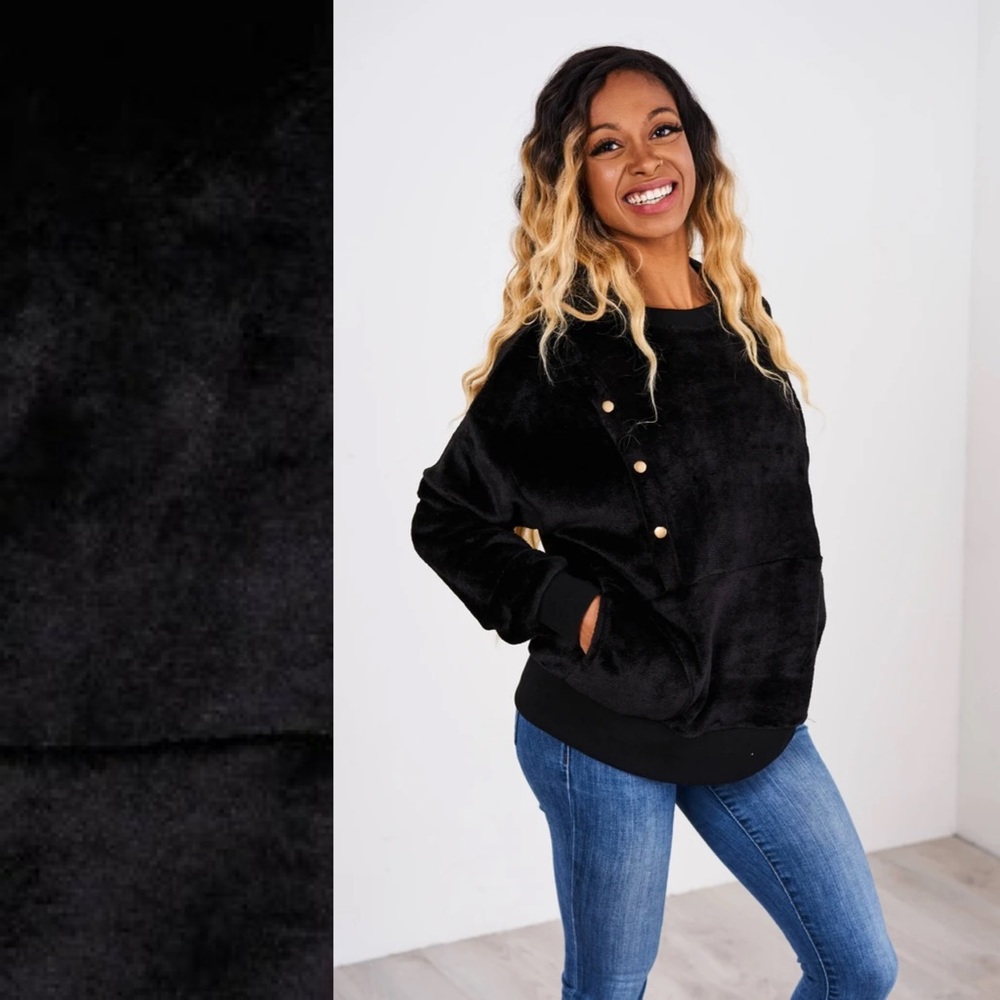 🌲Latched Mama🌲 Fleece Snap Nursing Pullover